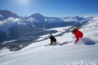 ENGADIN St. Moritz: Skifahren